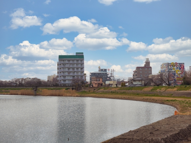 土浦市と桜川