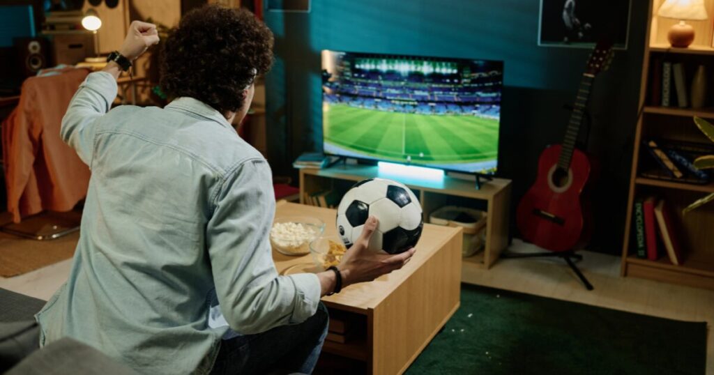 テレビを見る人