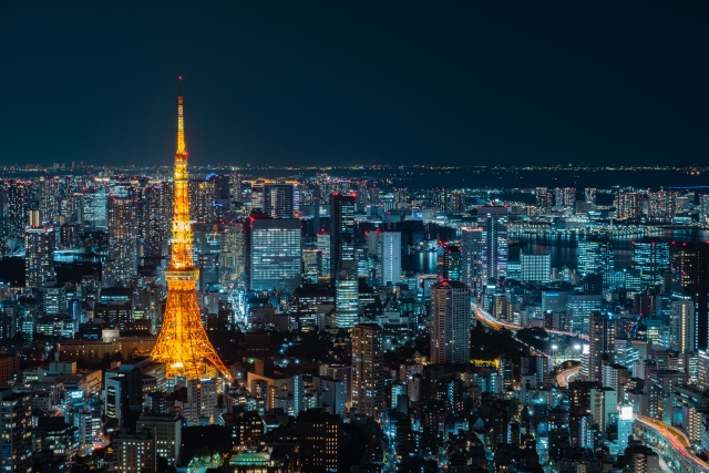 東京タワー夜景